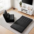 Artiss Sofa Bed Adjustable Floor Chair & TV Unit 120cm Entertainment Cabinet Set
