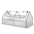 Green Fingers 3 in 1 Raised Garden Bed with Greenhouse Galvanised Planter Box Kit