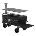 Gardeon Folding Camping Wagon Heavy Duty Utility Cart with Tailgate Table 150L