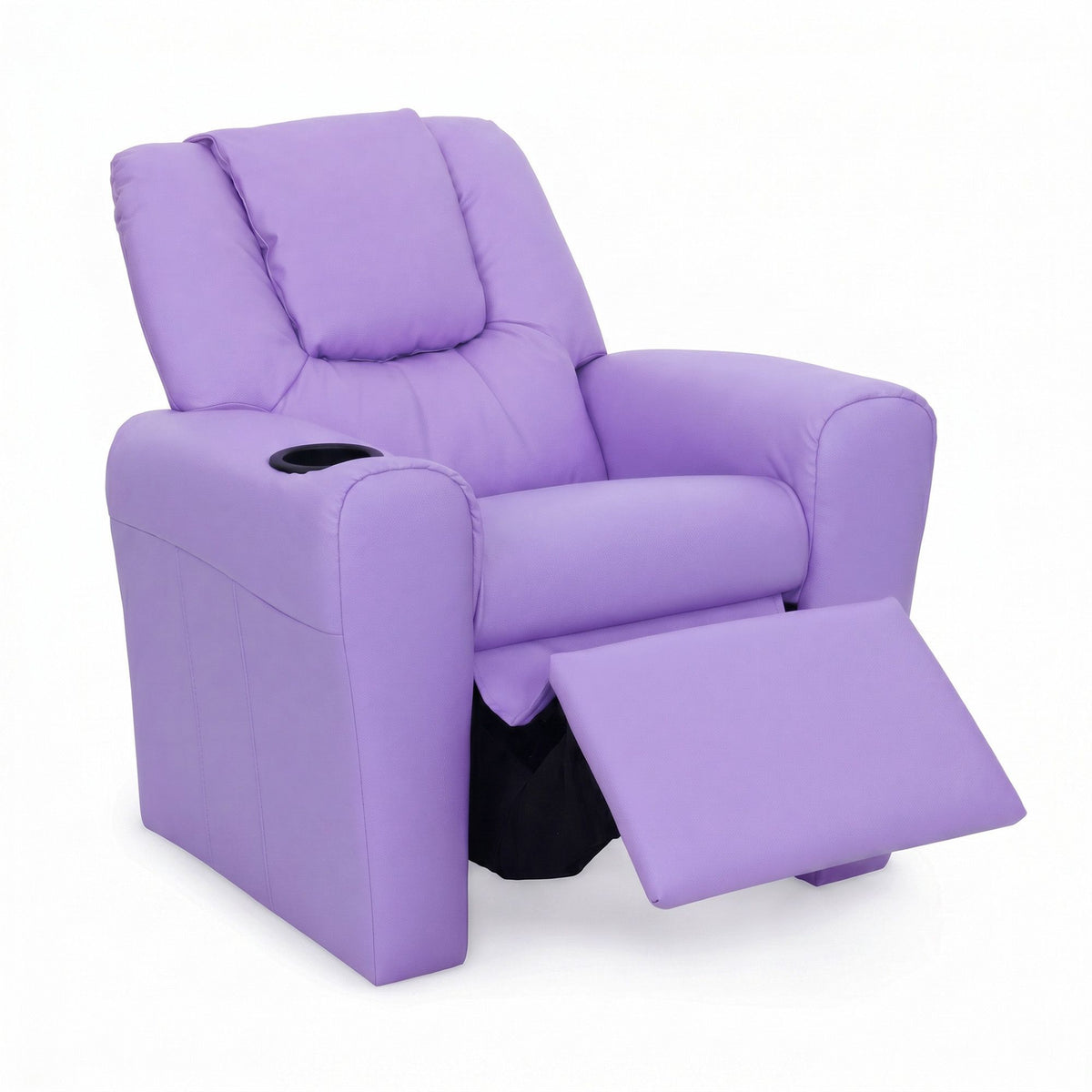 Keezi Kids Recliner Chair PU Leather Sofa Lounge Couch Children Armchair Purple