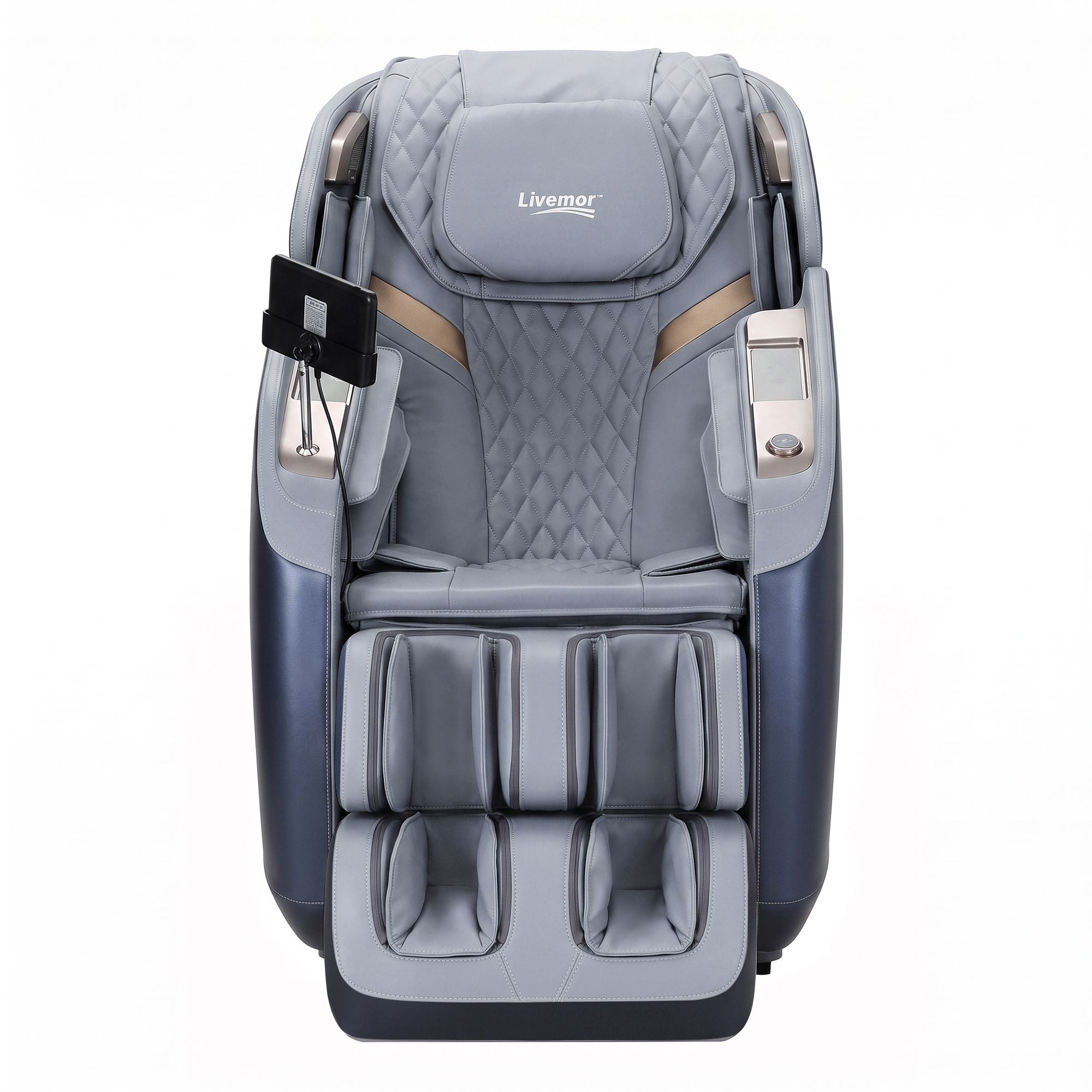 Livemor 4D Massage Chair Double Core SL Track Recliner Full Body Zero Gravity Heat Body Scan Melisa