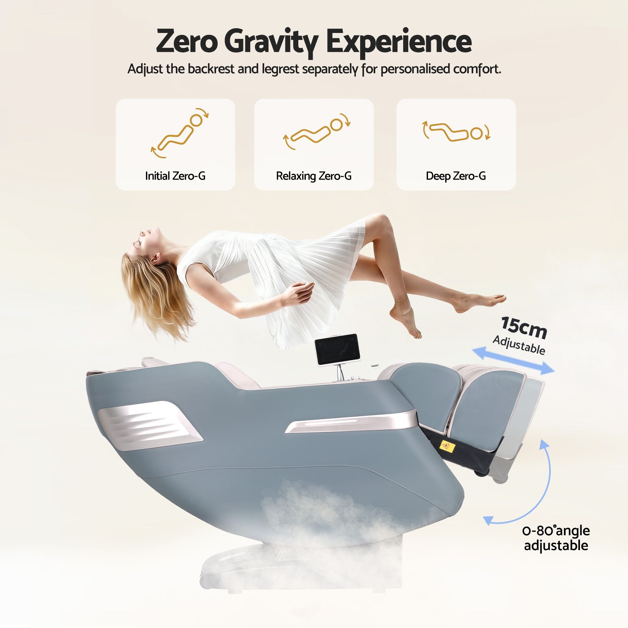 Livemor Elite 4D Massage Chair E1 Full Body Zero Gravity Recliner SL Track AI Body Scan