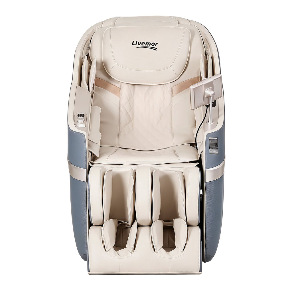 Livemor Elite 4D Massage Chair E1 Full Body Zero Gravity Recliner SL Track AI Body Scan
