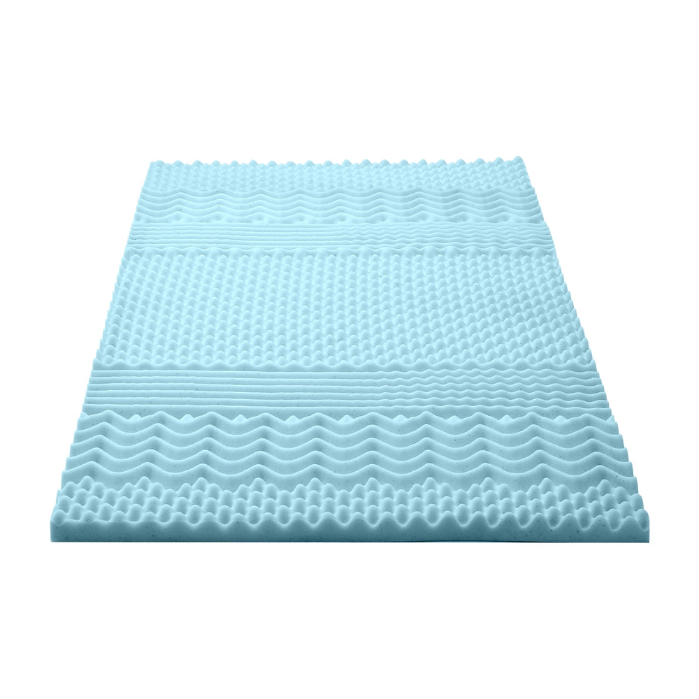 Giselle Bedding 5cm Memory Foam Mattress Topper 7-Zone King Single