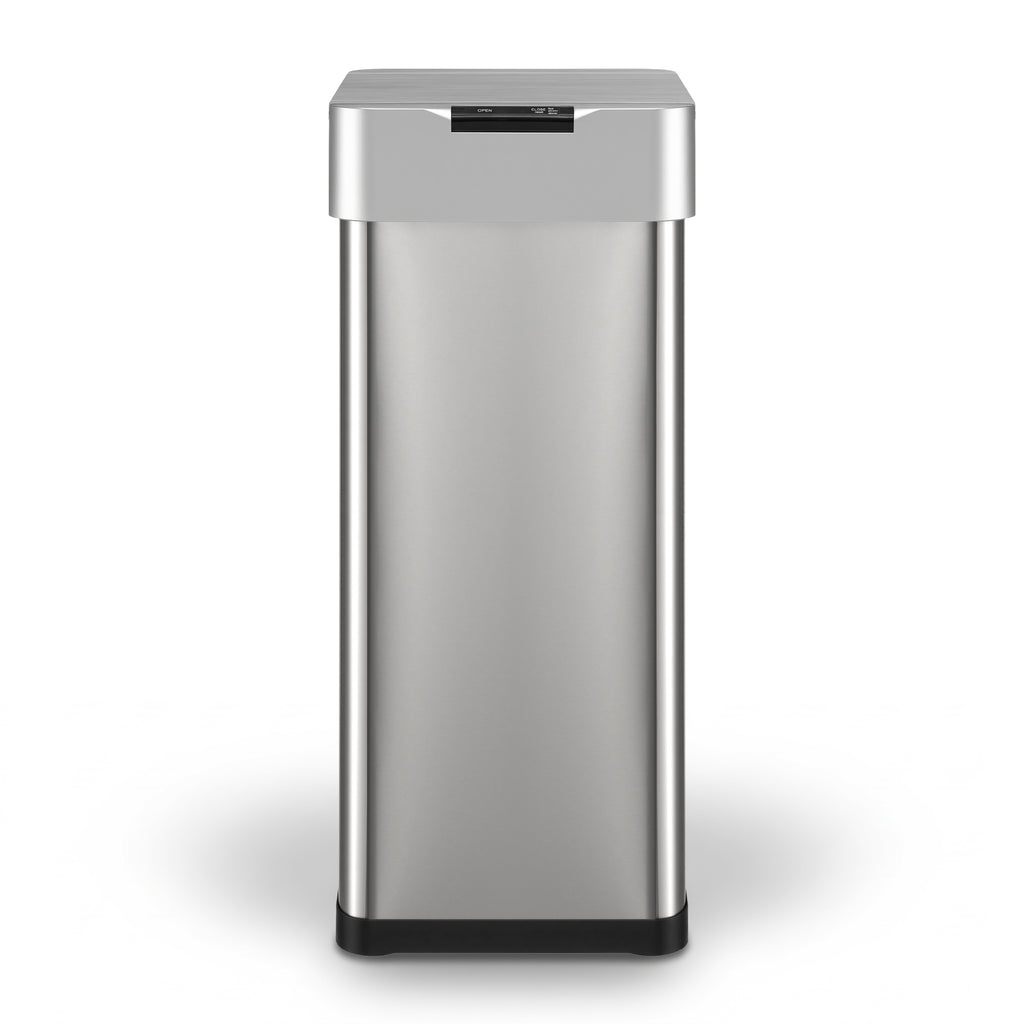 Devanti 50L Motion Sensor Bin Rubbish Bins Kitchen Automatic Trash Can Silver