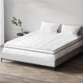 Giselle Bedding Pillowtop Mattress Topper 5cm Thick Mattress Pad for Back Pain Relief & Old Beds Machine Washable 500GSM Breathable Protector Single