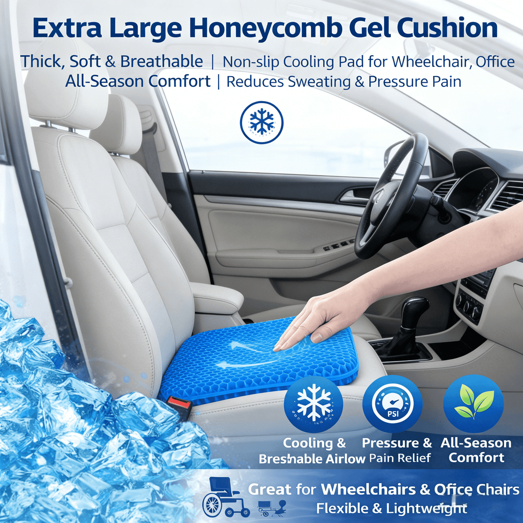 sofa seat cushion, gel cushion, breathable cushion, pain relief cushion, honeycomb cushion, Australian sofa accessory