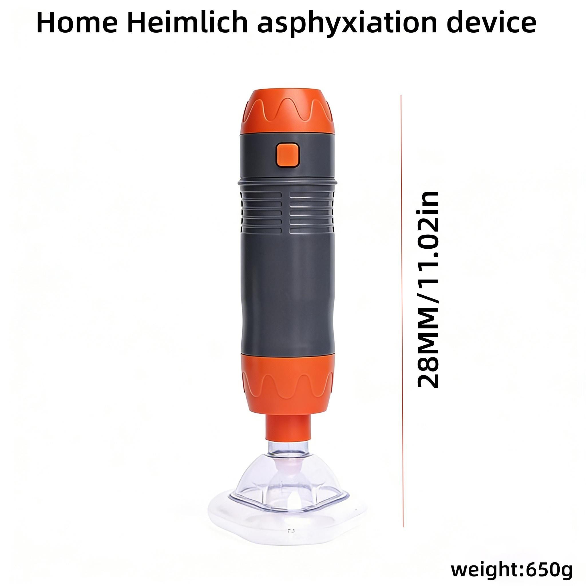 anti-choking device, Heimlich instrument, negative pressure suction, airway clearance, choking emergency, reusable emergency kit, Australian home safety, compact suction device