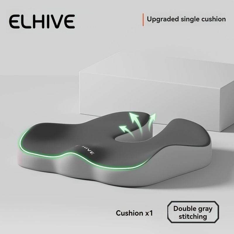 ELHIVE, upgraded single cushion, sitting comfort, ergonomic support, back support, pressure relief, office chair cushion, car seat cushion, health and wellness, portable cushion, durable cushion, Australian market