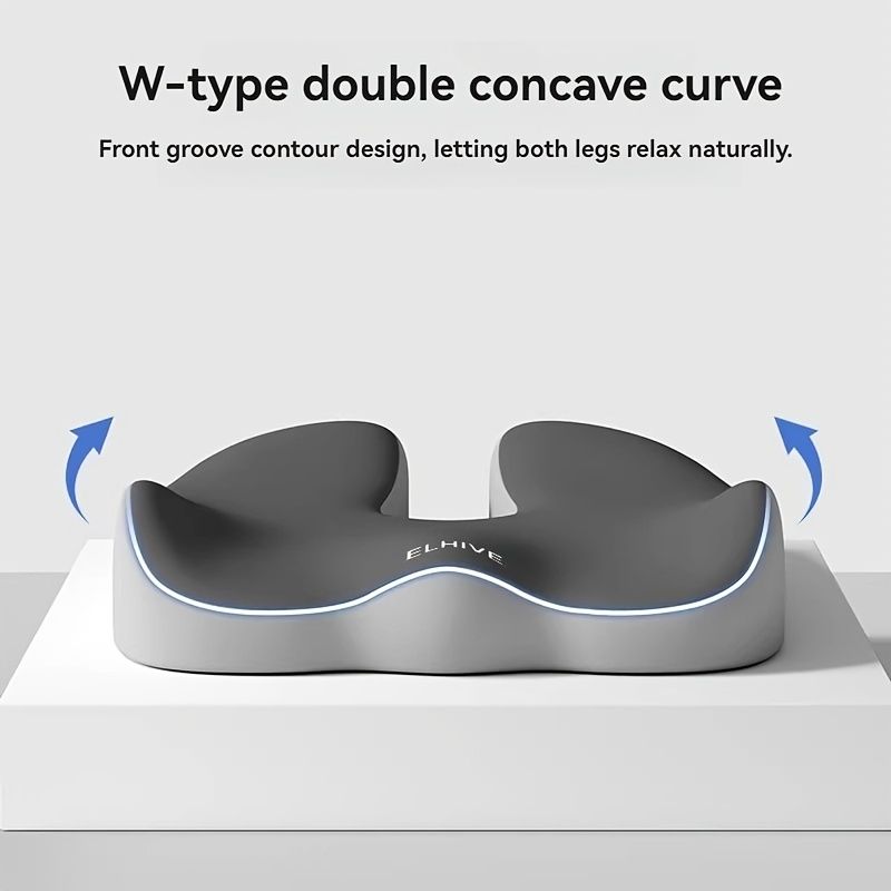 ELHIVE, upgraded single cushion, sitting comfort, ergonomic support, back support, pressure relief, office chair cushion, car seat cushion, health and wellness, portable cushion, durable cushion, Australian market