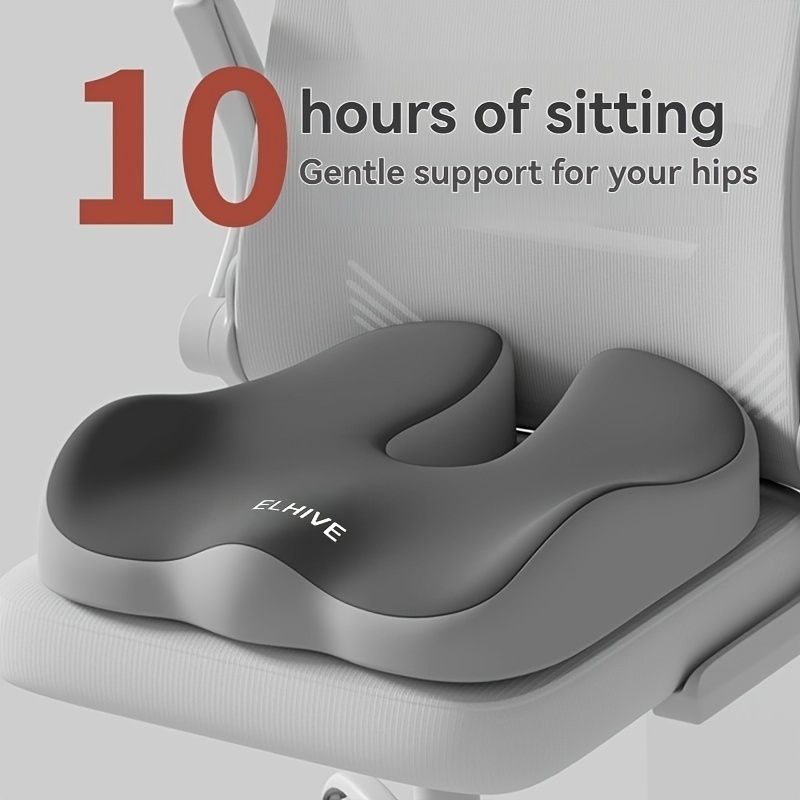 ELHIVE, upgraded single cushion, sitting comfort, ergonomic support, back support, pressure relief, office chair cushion, car seat cushion, health and wellness, portable cushion, durable cushion, Australian market