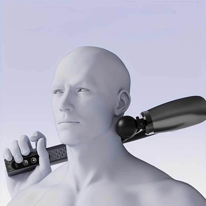 Black Portable Massager Hand-Held Massager Muscle Relaxation Neck Massager Shoulder