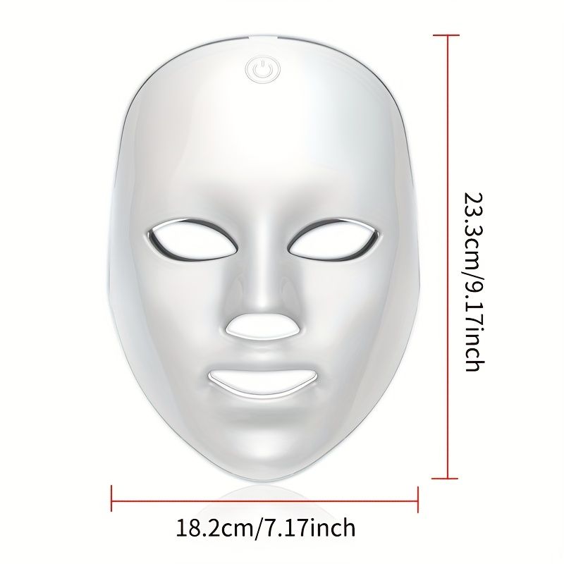 7-Color LED Light Therapy Facial Mask for Skin Rejuvenation
