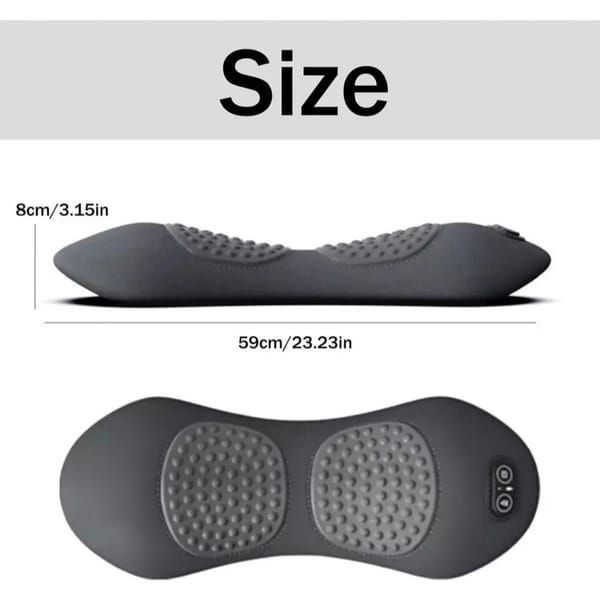 3-in-1 Heated Back Stretcher with Vibration Massage and Traction Lift