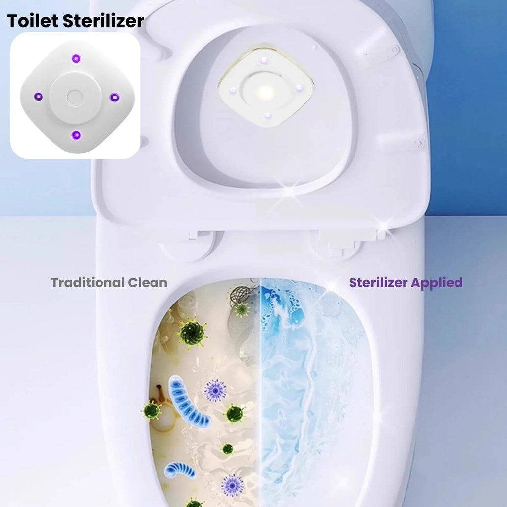 UV Toilet Light Electric Toilet Sterilizer with 8 Fragrance Rings
