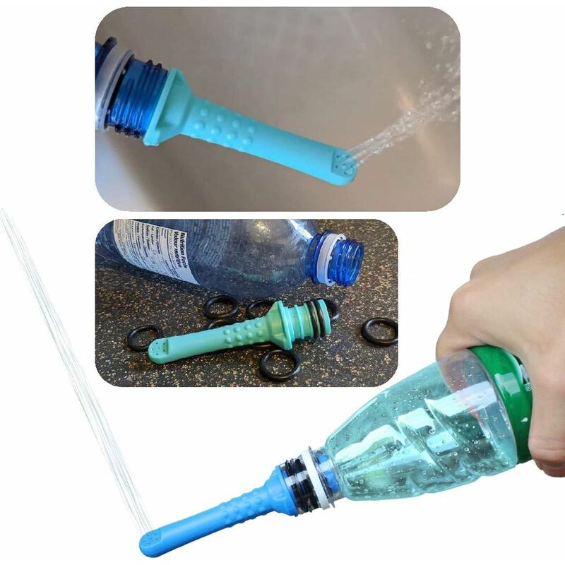 2-Pack Portable Bidets For Bathroom Or Travel. Cosmic Travel Shower Hose, Fits All Bottles. Discreet, Eco-Friendly,