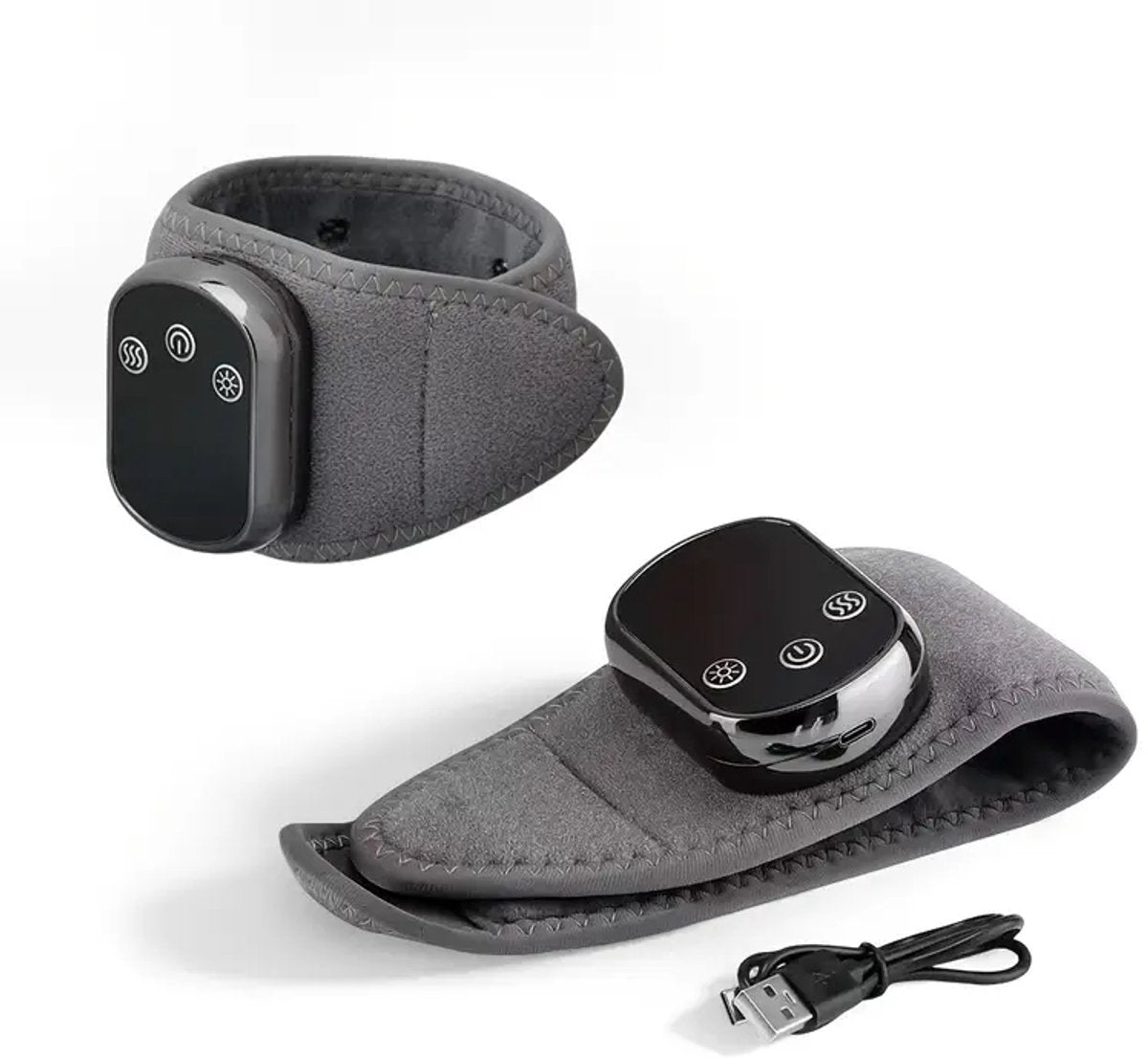 Massage devices - Hand massager - Wrist massager - Vibration massage - Massage and relaxation - USB rechargeable(One piece)