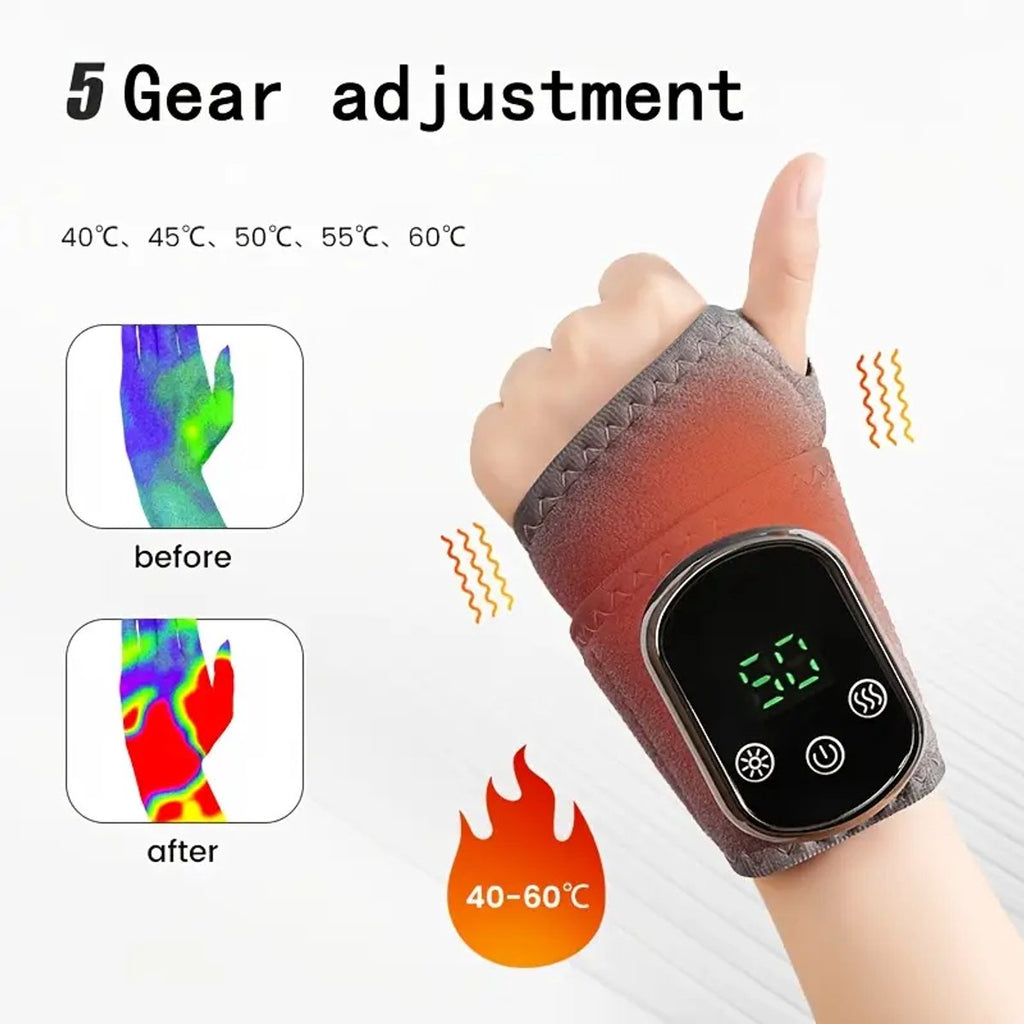 Massage devices - Hand massager - Wrist massager - Vibration massage - Massage and relaxation - USB rechargeable(One piece)