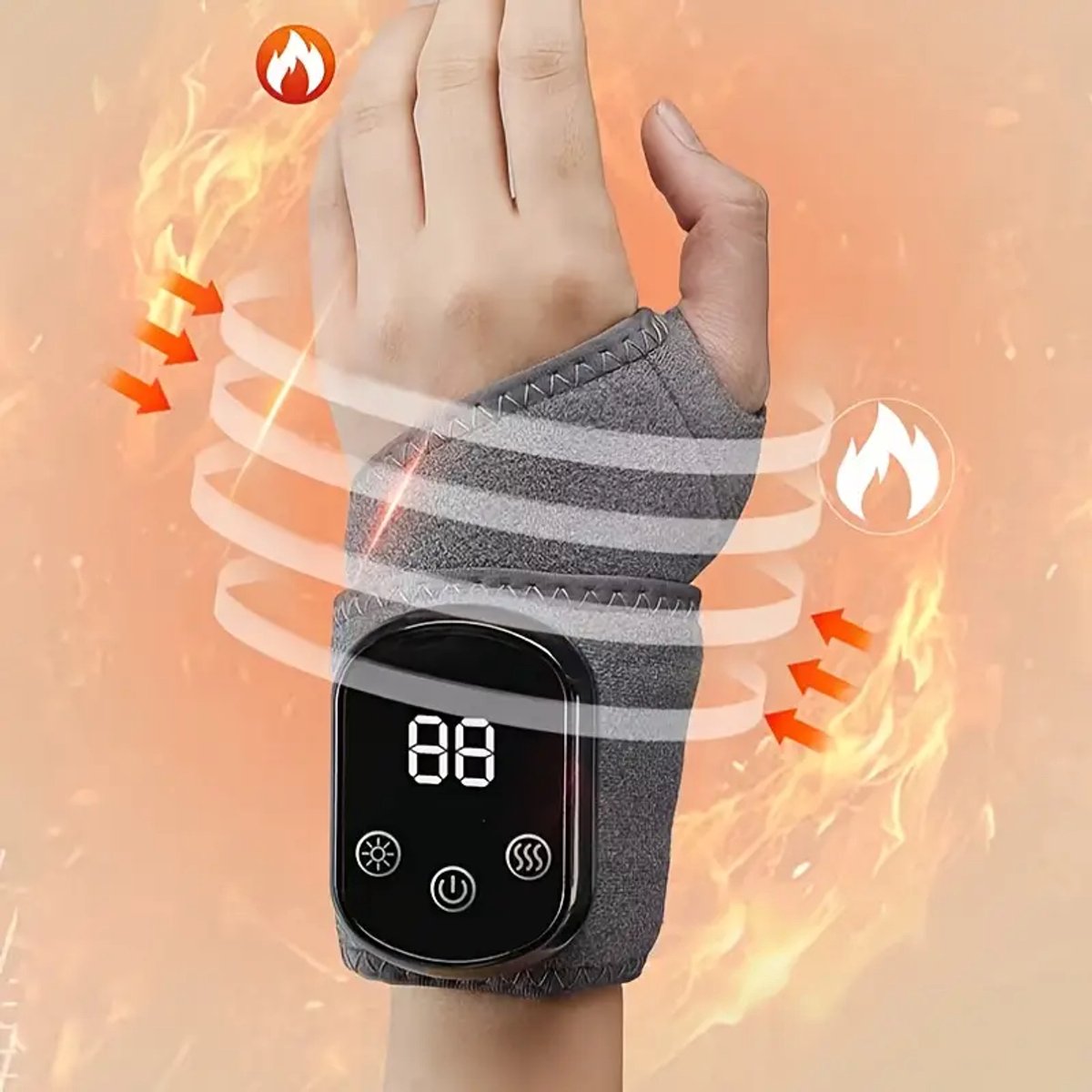 Massage devices - Hand massager - Wrist massager - Vibration massage - Massage and relaxation - USB rechargeable(One piece)