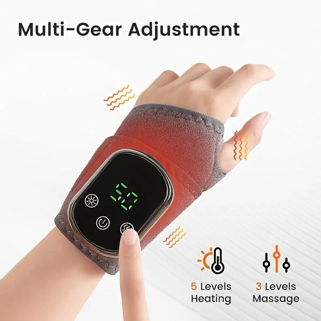 Massage devices - Hand massager - Wrist massager - Vibration massage - Massage and relaxation - USB rechargeable(One piece)