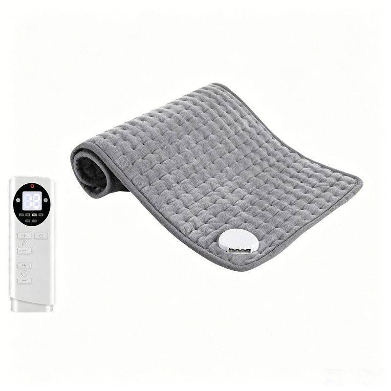 Portable Electric Heating Pad | Fast Heat Therapy Pad for Muscle Soreness & Body Ache, Adjustable Temperature Auto Shut Off Washable Warm Heating Mat for Home Pain Relief (20*100)