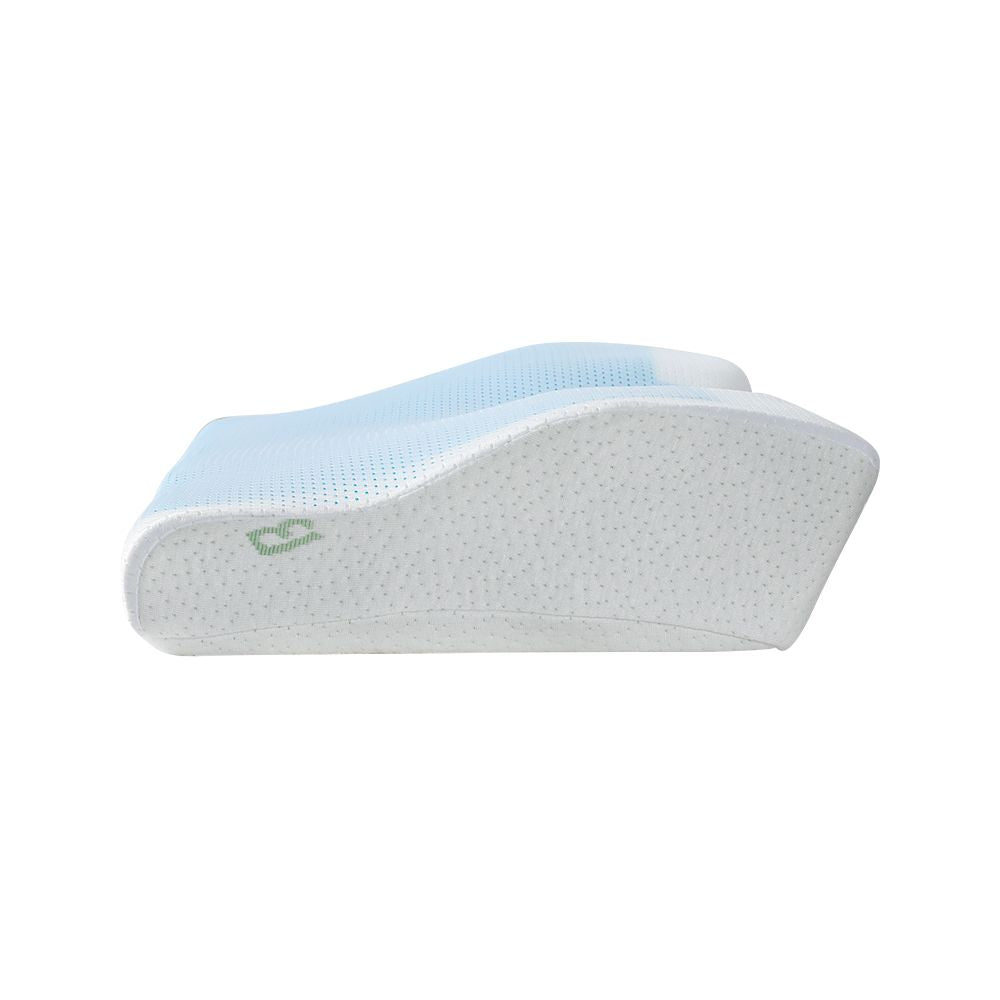 Memory Foam Cervical Pillow with Cool Gel, Contour Neck Support Sleeping Pillow