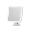 10X Magnifying Makeup Mirror with LED Light, Rotating Cordless Suction Cup Mirror
