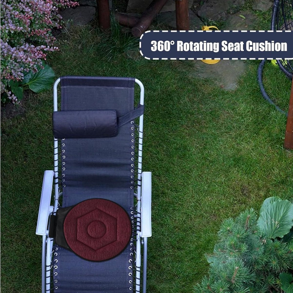 Swivel Cushion - ø 40 Cm - Flexible Swivel Cushion - Flexible Swivel Disc - Swivel Cushion - Wheelchair Cushion - Anti-slip - Car Entry Aid - Rotation Cushion - Pregnant Woman / Elderly - Aid for Turning and Moving in Car, Chair or Bed