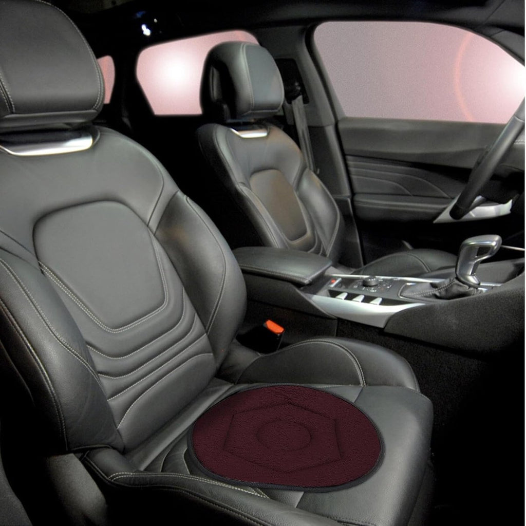 Swivel Cushion - ø 40 Cm - Flexible Swivel Cushion - Flexible Swivel Disc - Swivel Cushion - Wheelchair Cushion - Anti-slip - Car Entry Aid - Rotation Cushion - Pregnant Woman / Elderly - Aid for Turning and Moving in Car, Chair or Bed
