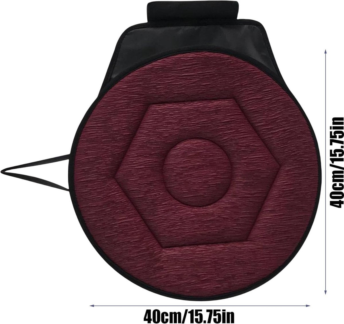 Swivel Cushion - ø 40 Cm - Flexible Swivel Cushion - Flexible Swivel Disc - Swivel Cushion - Wheelchair Cushion - Anti-slip - Car Entry Aid - Rotation Cushion - Pregnant Woman / Elderly - Aid for Turning and Moving in Car, Chair or Bed