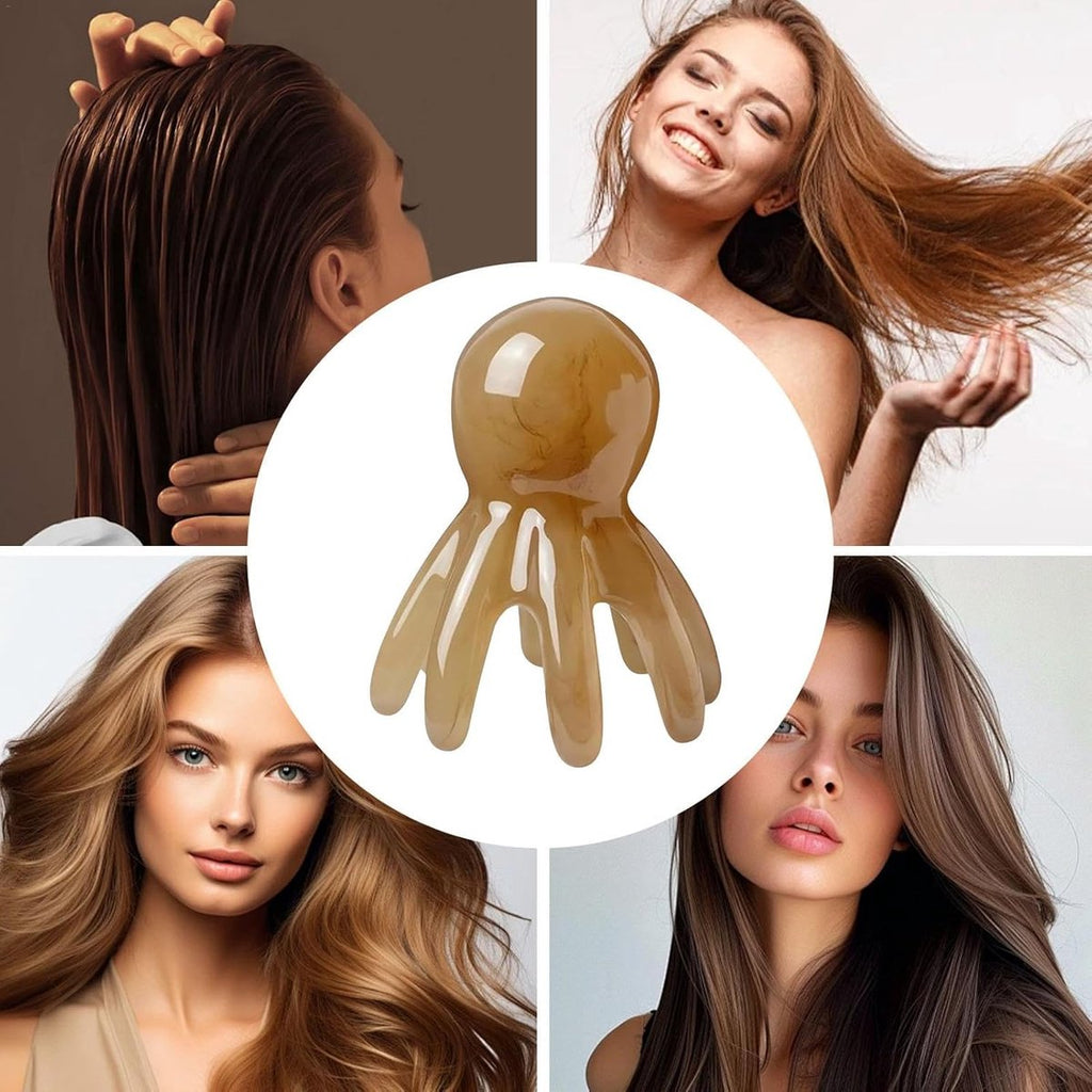 Head Massage Spider - Scalp Massager - Massage Brush - Scalp Brush - Massage Brush - Head Massage Device - Head Massage - Head Massage Spider - Stimulates Hair Growth and Blood Circulation - Waterproof - Relaxation - Stimulates Blood Circulation
