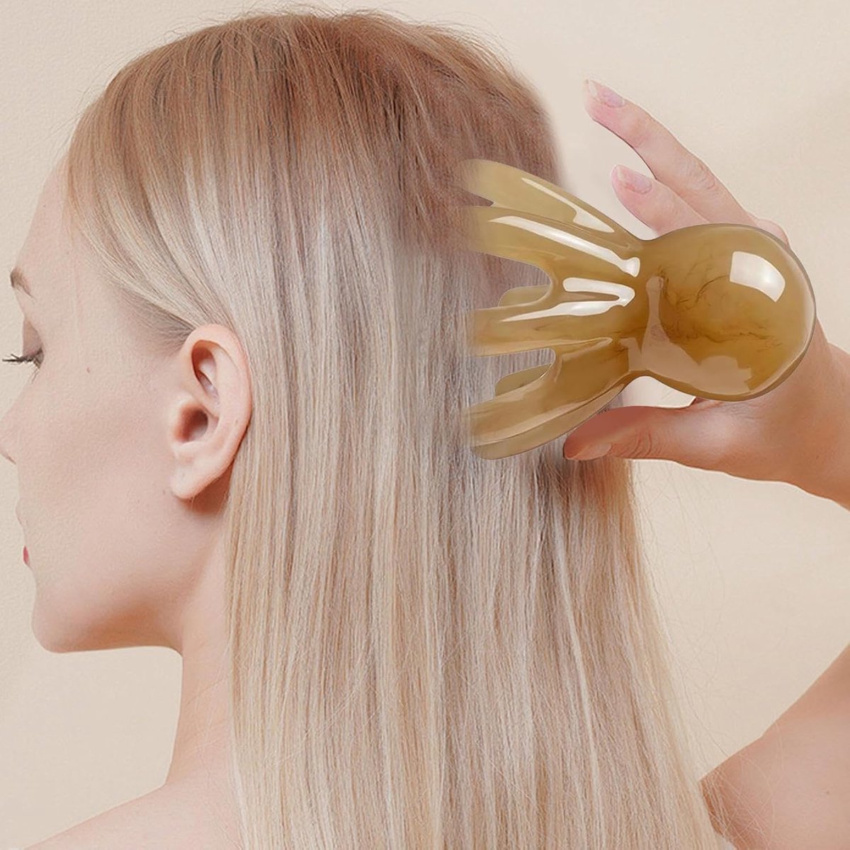Head Massage Spider - Scalp Massager - Massage Brush - Scalp Brush - Massage Brush - Head Massage Device - Head Massage - Head Massage Spider - Stimulates Hair Growth and Blood Circulation - Waterproof - Relaxation - Stimulates Blood Circulation