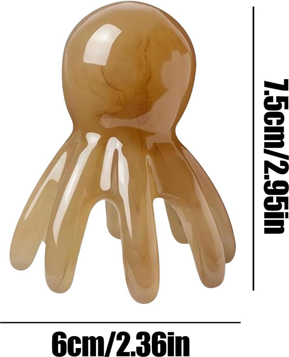 Head Massage Spider - Scalp Massager - Massage Brush - Scalp Brush - Massage Brush - Head Massage Device - Head Massage - Head Massage Spider - Stimulates Hair Growth and Blood Circulation - Waterproof - Relaxation - Stimulates Blood Circulation