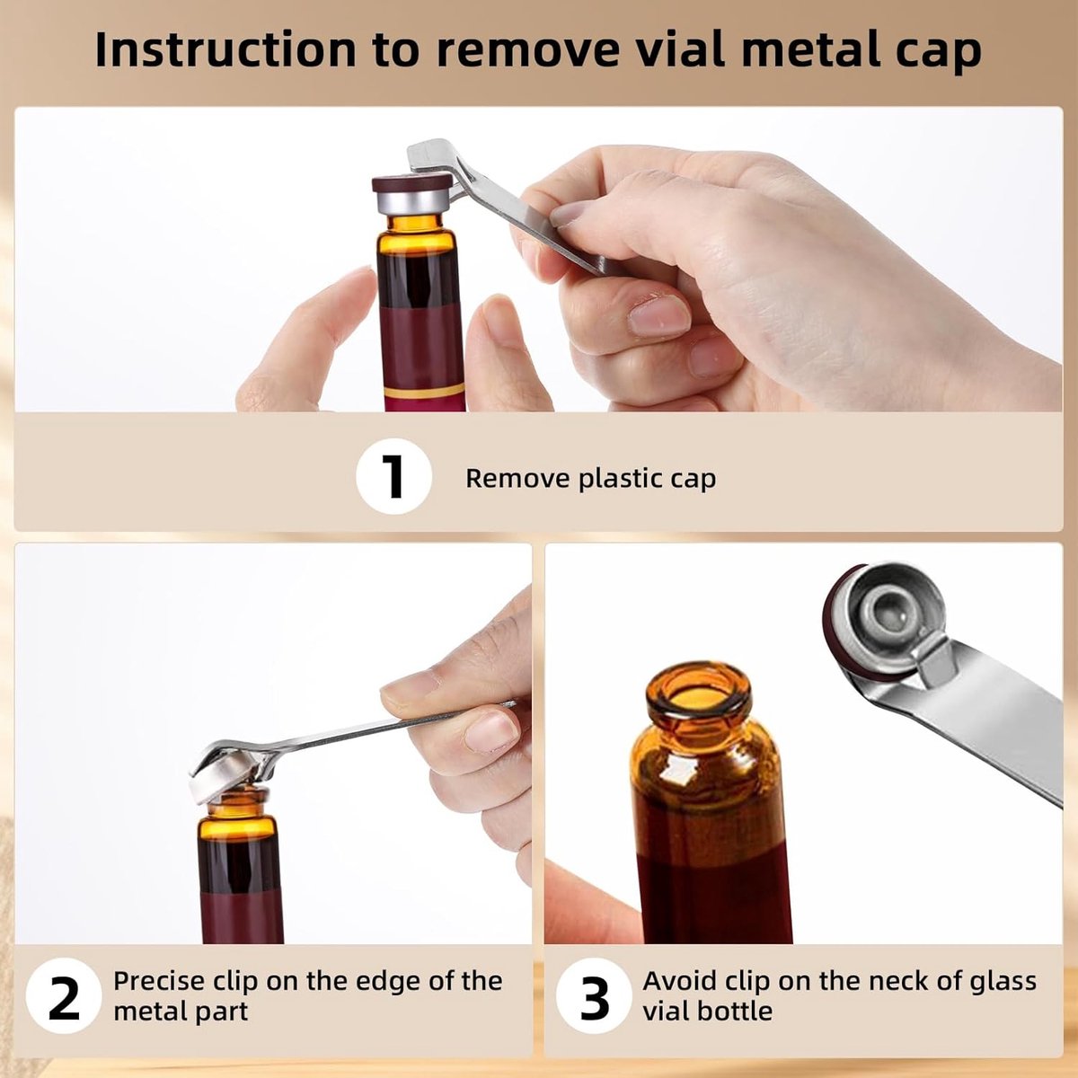 All-purpose opener - 4 pieces - Multifunctional opener - Jar opener - Bottle opener - Beer opener - Lid opener - Jar opener - Kitchen aid - Aids for the elderly - For oral liquids - Tool to remove caps from bottles and jars