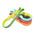 4 Pack Multi-Function Jar and Bottle Openers, Non-Slip Kitchen Grip Tools for Twist Lids, Caps and Tabs, Assorted Colours
