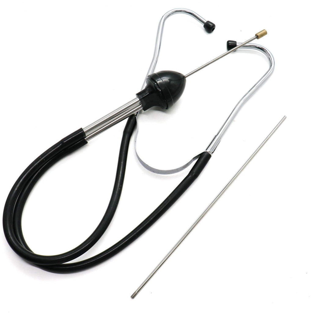 Mechanic's Stethoscope Automotive Engine Diagnostic Sensitive Hearing Tool for Cars, Trucks and Motorcycles,Black A418