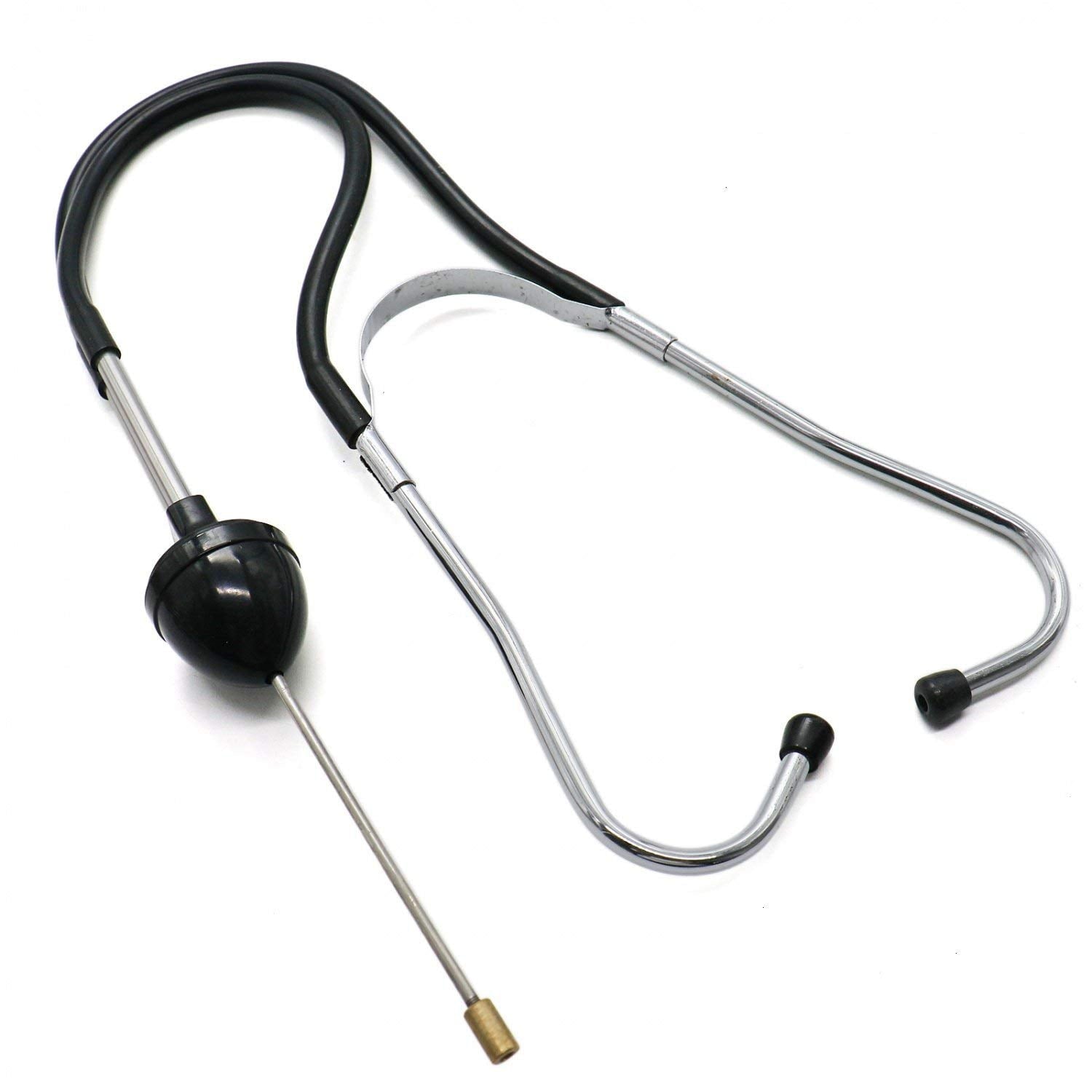 Mechanic's Stethoscope Automotive Engine Diagnostic Sensitive Hearing Tool for Cars, Trucks and Motorcycles,Black A418