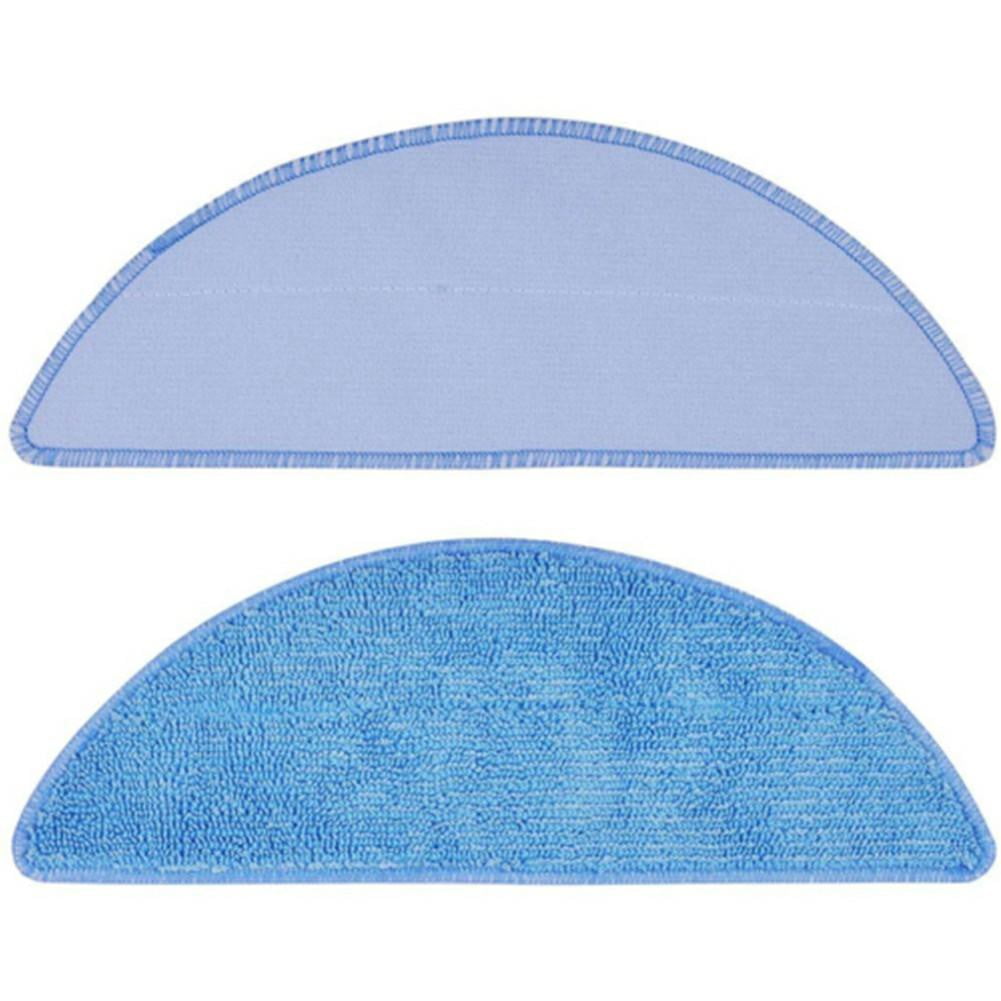 5Pcs Mop Cloth Mopping Cloths For Tesvor M1 S6 S4 Vacuum Cleaner Washable Replacement Mops Pad Sweeping Parts Sweeper Cleaning As Shown