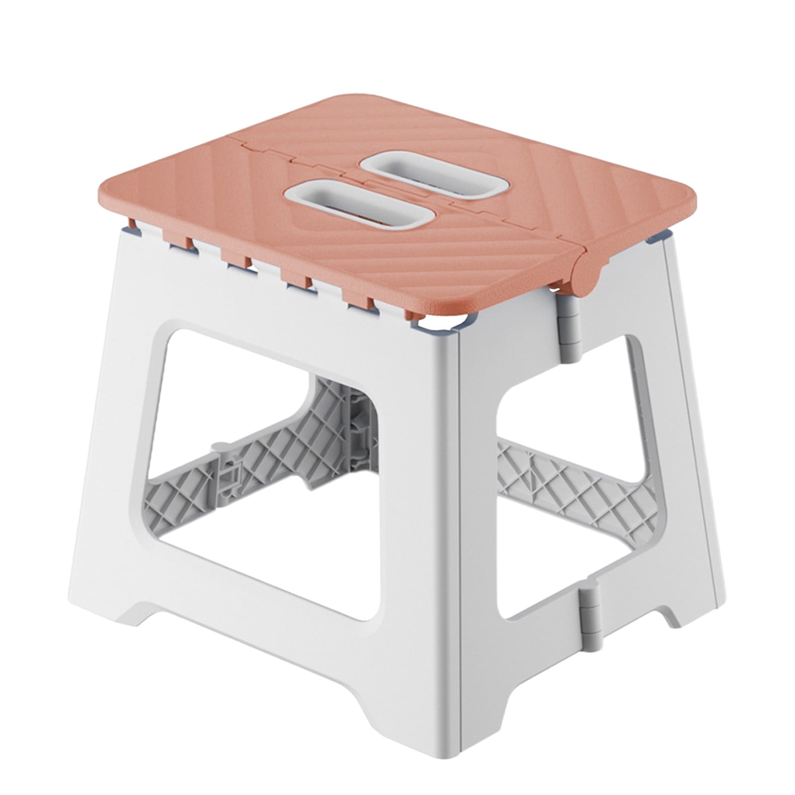 1 Piece Non-Slip Folding Step Stools - Shower Stool for Shaving Legs, Stool Foldable, Foot Stool,Pink, 9x17.8 cm