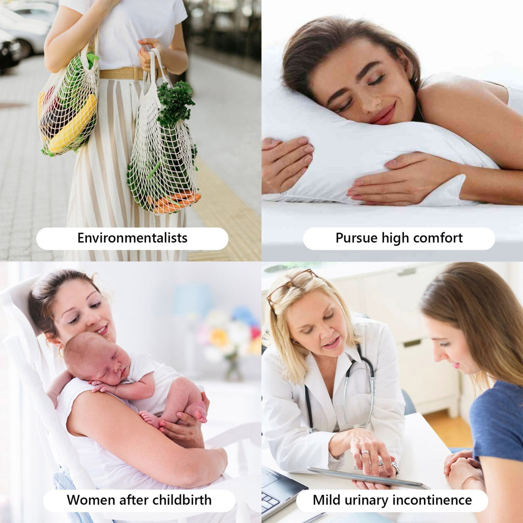 Heavy Incontinence Pads, Soft Cloths Menstrual Pads, Washable Sanitary Napkins, Reusable Menstrual Pads, Leak Proof Highly Absorbent Pures Cotton Reusable Menstrual Pad, 20*23cm A