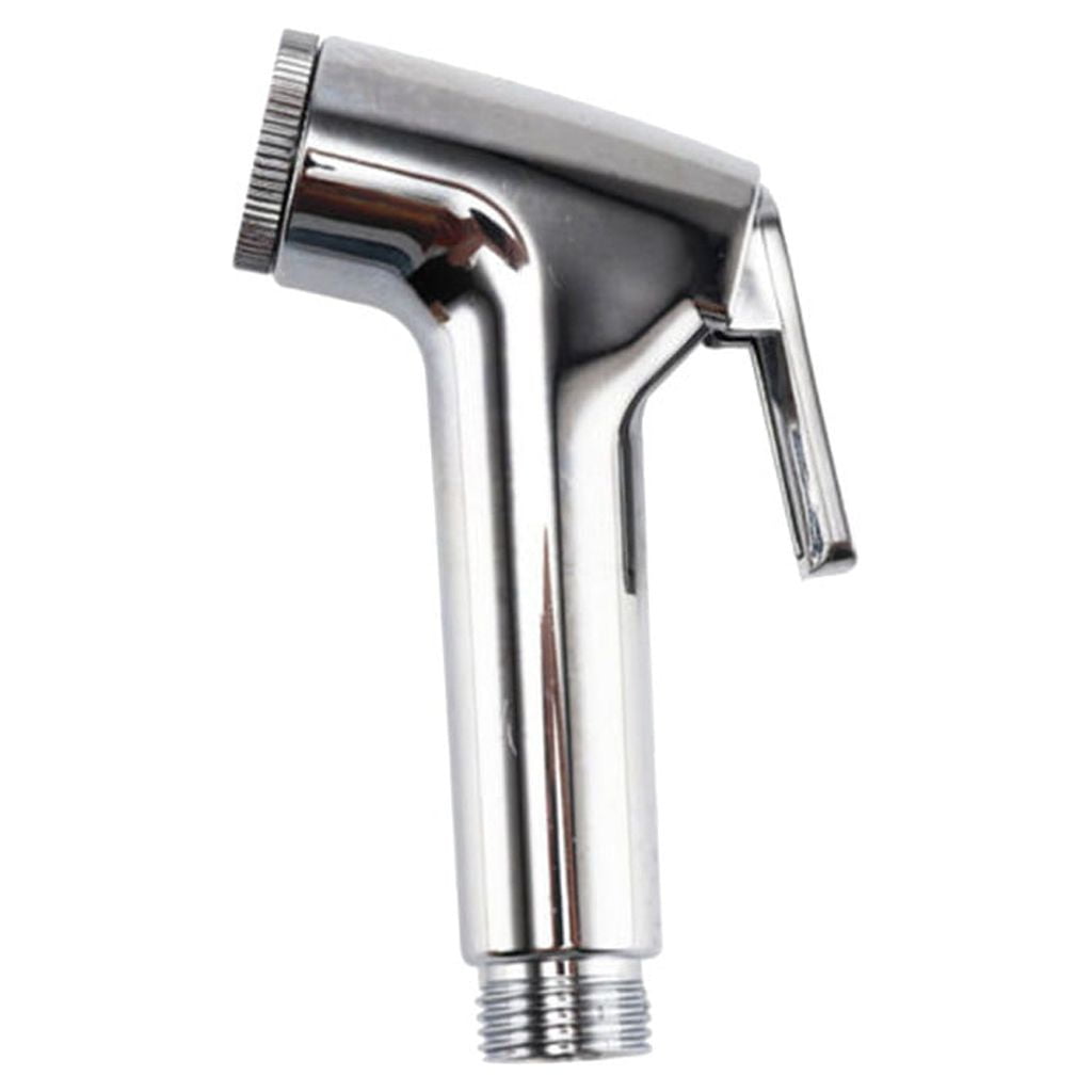 Handheld Bidet Sprayer Set,47.24inch Stainless Steel Hose with ABS Nozzle - Hygienic Muslim Toilet Shower for Personal Cleansing White