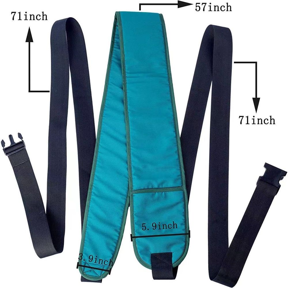 Medical Restraints for Bed Elderly Fall Prevention Devices Hospital Bed Restraints Dementia Patient Waist Control Belt Beds Guard Safety Belt for Seniors Medical Safety & Assisting Rails (green)