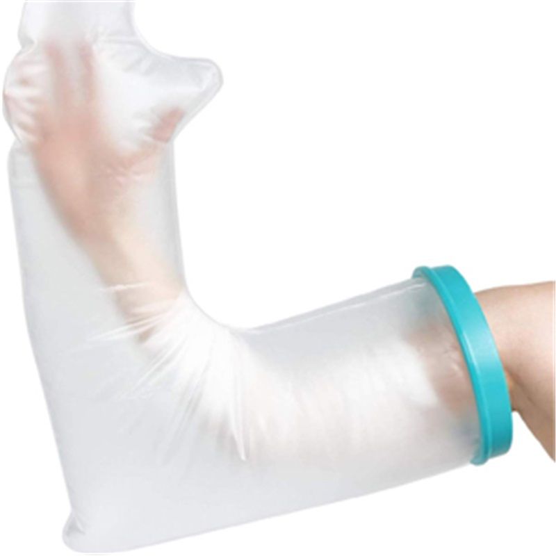 Waterproof Cast Cover Arm Adult, Soft Comfortable Cast Protector for Shower, Reusable Elastic Cast Bag for Bandage, Wound Care Supplies（63.5*43*21cm)