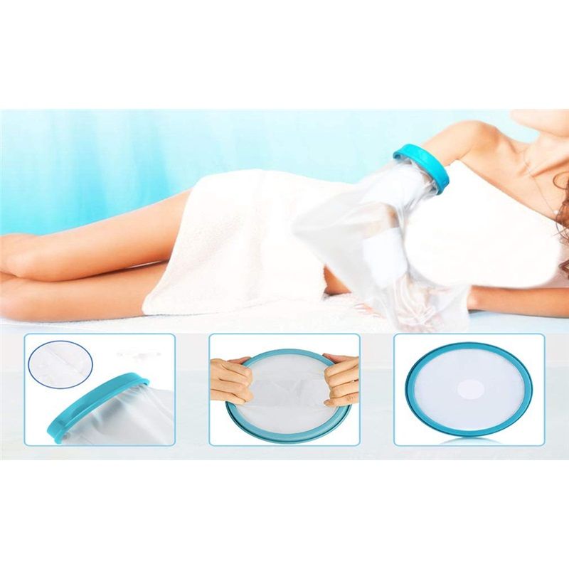 Waterproof Cast Cover Arm Adult, Soft Comfortable Cast Protector for Shower, Reusable Elastic Cast Bag for Bandage, Wound Care Supplies（63.5*43*21cm)