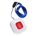 Caregiver Call Button for Elderly at Home w App Notification, Elderly Monitoring, Caregiver Pager, Life Alert Systems for Seniors , Alert Button for Seniors at Home（9.9*cm)