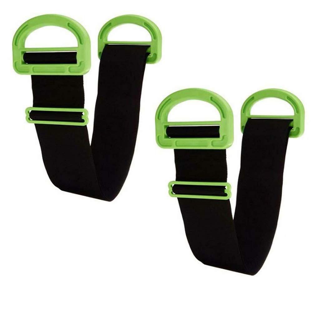 Adjustable Lifting Moving Straps - 2 Pack Furniture Moving Straps for Furniture, Boxes, Mattress, Construction Materials and Heavy, Supports Up to 600 Lbs