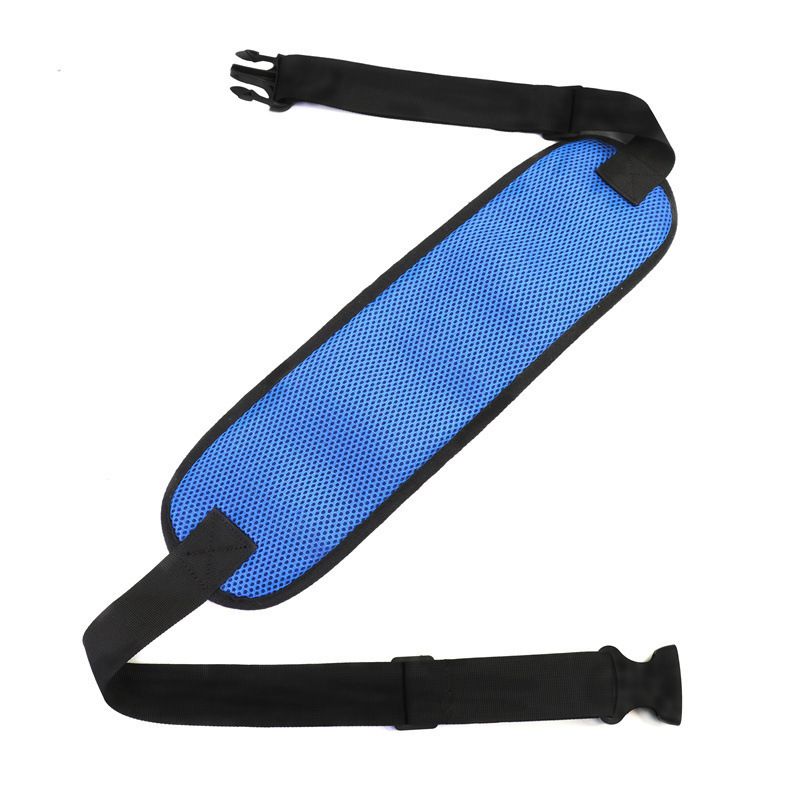 Wheelchair Seat Belt Medical Restraints Straps Patients Cares Safety Harness Chair Waist Lap Strap for Elderly Adjustable Blue