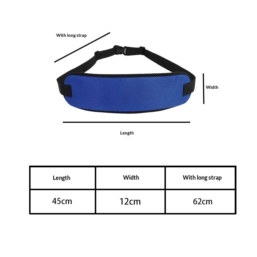 Wheelchair Seat Belt Medical Restraints Straps Patients Cares Safety Harness Chair Waist Lap Strap for Elderly Adjustable Blue