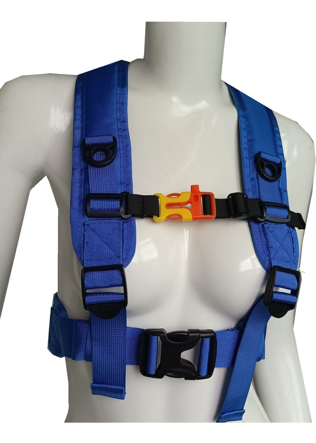 Kids Ski Training Harness with Backpack, Adjustable Strap & Lift Handle for Beginners Boy and Girl blue