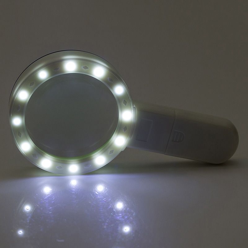 Double Glass Lens Magnifiers for Macular Degeneration, Seniors Reading, Soldering, Inspection, Coins, Jewelry, Exploring (20.5*10.6*2.8cm)